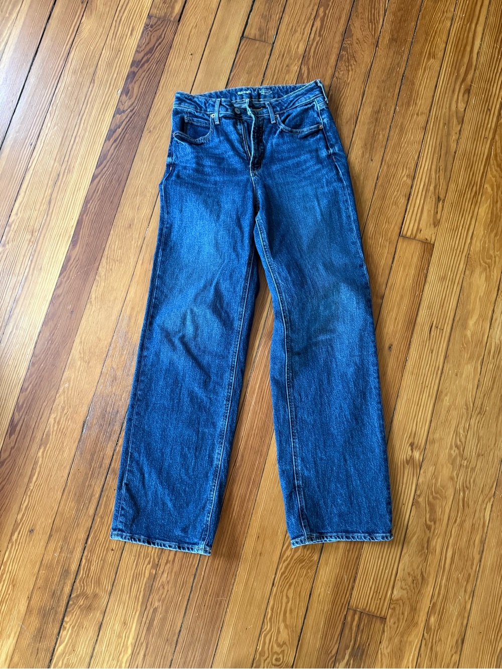 Old Navy Extra High-Rise Sky-Hi Wide Leg Jeans